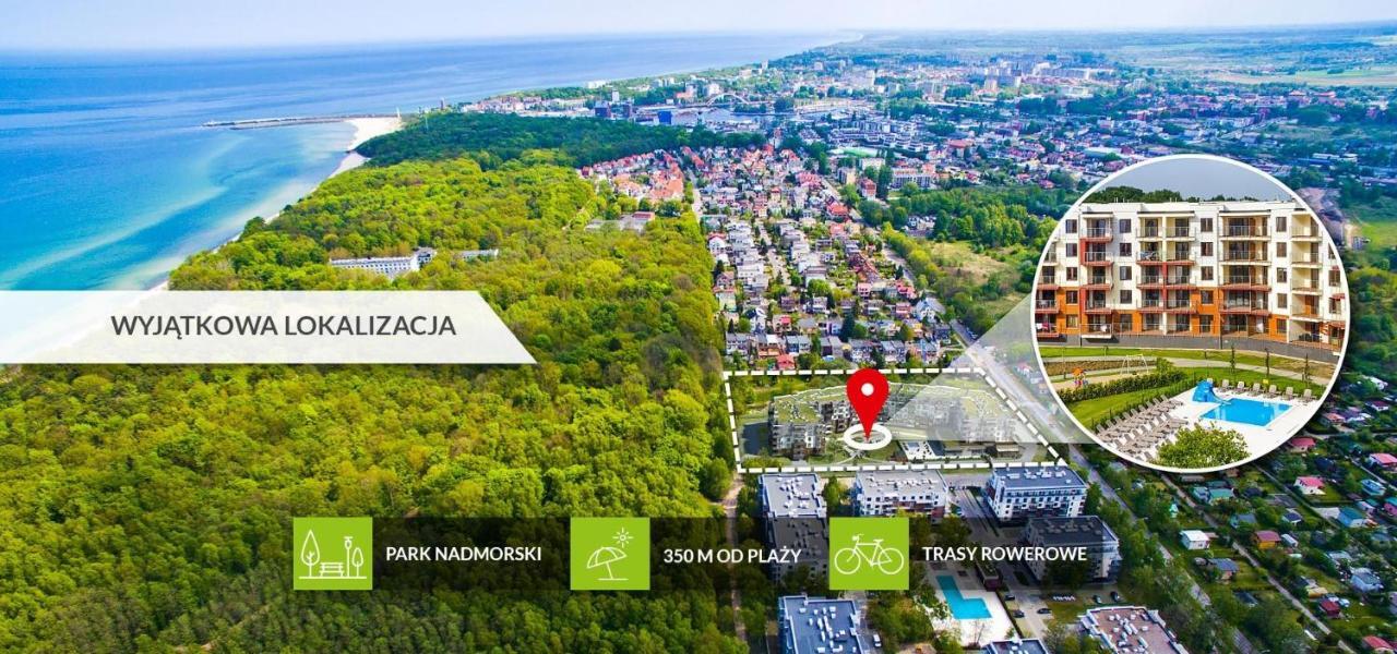 Ferienwohnung Apartament Z Basenem Laura Polanki Park Kolberg Exterior foto